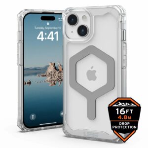 Urban Armor Gear (UAG) Plyo MagSafe Tough Case Cover for Apple iPhone 15 - Ice