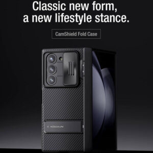 Nillkin CamShield Camera Lens Protector Kickstand Case for Samsung Galaxy Z Fold6 5G - Black