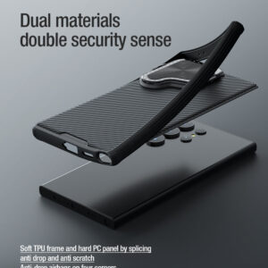 Nillkin CamShield Prop Lens Protector Magnetic Case Cover for Samsung Galaxy S24 Ultra - Green