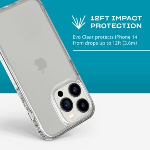 Tech21 EvoClear Tough Rear Case Cover for Apple iPhone 14 Pro - Clear