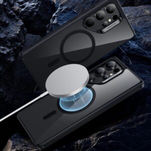 ESR Classic Hybrid Magsafe Tough Rear Case for Samsung Galaxy S25 Ultra - Clear/ Black