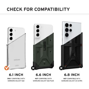 Urban Armor Gear (UAG) Samsung Galaxy S22 5G Case Rugged Cover Civilian - Black