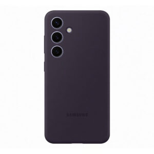 Official Genuine Samsung Silicone Rear Case Cover for Samsung Galaxy S24 - Dark Violet
