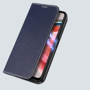 Dux Ducis Skin X2 Tough Rugged Flip Wallet Case for Xiaomi Redmi Note 12 4G - Blue