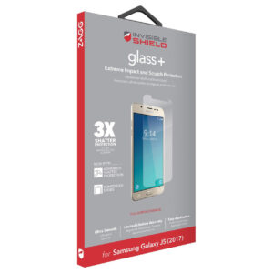ZAGG InvisibleShield Glass+ Screen Protector for Samsung Galaxy J5 2017, Clear