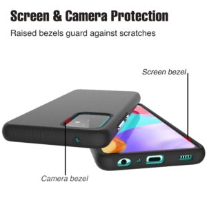 Matte Tough Rear Case for Samsung Galaxy A41 - Black