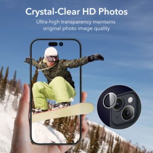 ESR Camera Lens Protector Cover & Styling for Apple iPhone 15 / 15 Plus - Clear