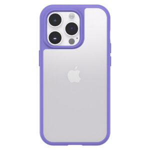 Otterbox React Tough Clear Rear Case for iPhone 14 Pro Max - Clear/Purple