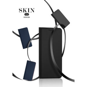 DUX DUCIS Skin Pro Faux Leather Wallet Flip Case for Samsung Galaxy Xcover 7 Pro - Blue