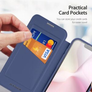 DUX DUCIS Skin X Pro Magnetic Flip Wallet Case for Apple iPhone 16e - Blue