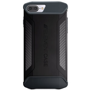 Element Case CFX Carbon Fibre Tough Rugged for Apple iPhone 8 Plus & 7 Plus, Black