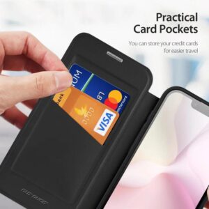 DUX DUCIS Skin X Pro Magnetic Flip Wallet Case for Apple iPhone 16e - Black