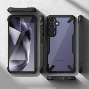 Ringke Fusion X Tough Rear Case Cover for Samsung Galaxy S24+ Plus - Clear/Black