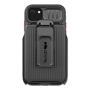 Tech21 Evo Max Ultra-Protective and Rugged Phone Case with Holster for Apple iPhone 7 / 8/ SE 2020/ SE 2022 Black