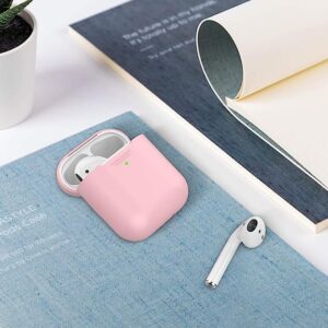 Silicone Protective Case Cover for Apple Airpods 1 & 2 - Pink