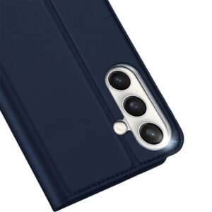 DUX DUCIS Skin Pro Faux Leather Wallet Flip Case for Samsung Galaxy S25 FE - Blue