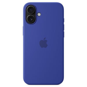 Official Apple Silicone Magsafe Rear Case Cover for iPhone 16 Plus - Ultramarine