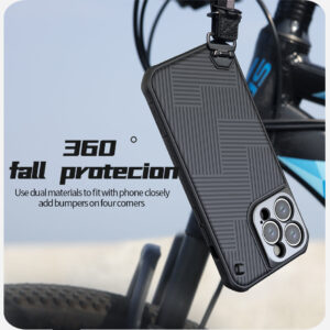 Nillkin Strap Case Camera Protector Cover for Apple iPhone 14 Pro Max - Black