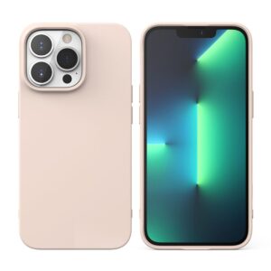 Ringke Air S Slim Silicone Matte Case Cover for Apple iPhone 13 Pro Max, Pink Sand