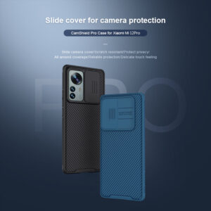 Nillkin CamShield Pro Lens Protector Case Cover for Xiaomi 12S Pro / 12 Pro - Blue