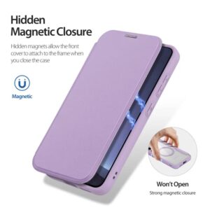 DUX DUCIS Skin X Pro Magnetic Flip Wallet Case for Samsung Galaxy S25+ (Plus) - Purple