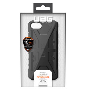 Urban Armor Gear (UAG) Pathfinder Tough Case for Apple iPhone SE 2022, 2020, 8 & 7 - Black