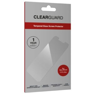 2 X ZAGG ClearGuard Tempered Glass Screen Protector for Apple iPhone 12 Pro Max / iPhone 13 Pro Max / iPhone 14 Plus