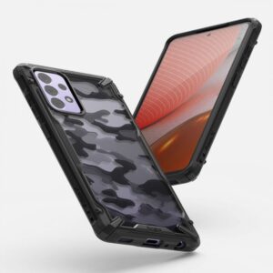 Ringke Fusion X Tough Rear Case Cover for Samsung Galaxy A72 / A72 5G - Camo Black