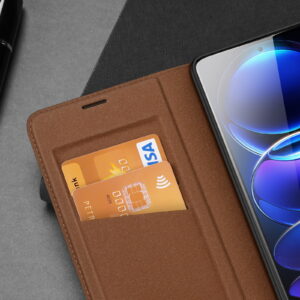 Dux Ducis SKIN X2 Tough Rugged Flip Wallet Case Redmi Note 12 Pro Plus(+) 5G - Brown