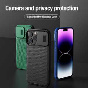 Nillkin CamShield Pro Lens Protector Case Cover for Apple iPhone 15 Pro Max - Black