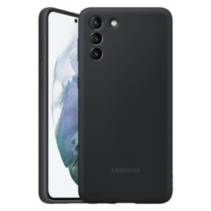Official Samsung Silicone Case Cover for Galaxy S21 Plus / Plus 5G - Black