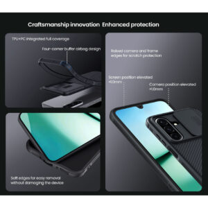 Nillkin CamShield Pro Lens Protector Case Cover for Samsung Galaxy A26 5G - Blue