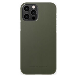 iDeal of Sweden Stylish Ateliar Rear Case Cover for Apple iPhone 12/12 Pro - Intense Khaki
