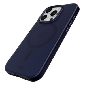 Tech21 EvoCheck Tough MagSafe Rear Case Cover for Apple iPhone 15 Pro Max - Midnight Blue