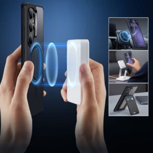 ESR Classic Hybrid Magsafe Tough Rear Case for Samsung Galaxy S25 Ultra - Frosted Black