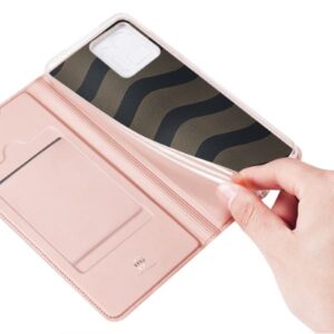 DUX DUCIS Skin Pro Faux Leather Wallet Flip Case for Xiaomi Mix 4 - Rose Gold