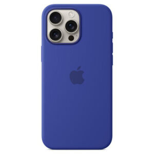 Official Apple Silicone Magsafe Rear Case Cover for iPhone 16 Pro Max Ultramarine