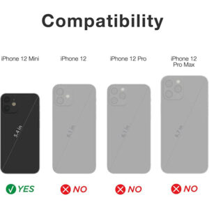 ESR Alliance Tough Full Body Rugged Rear Case for Apple iPhone 12 Mini - Black