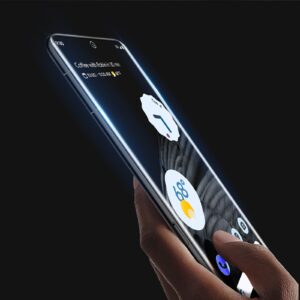 DUX DUCIS Tempered Glass Screen Protector Guard for Google Pixel 7 Pro - Black