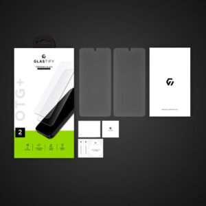 Glastify OTG+ 2-Pack Glass Screen Protector for Samsung Galaxy S23+ Plus - Clear