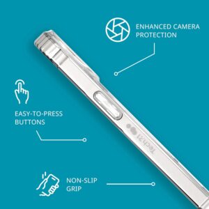 Tech21 EvoClear Tough Rear Case Cover for Apple iPhone 14 - Clear