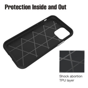Matte Tough Rear Case for Apple iPhone X / XS - Black