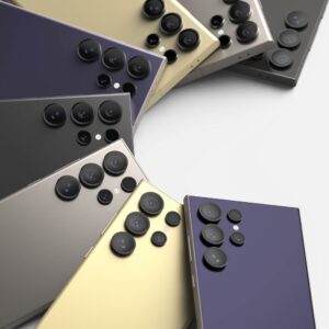 Ringke Camera Lens Frame Glass Protector for Samsung Galaxy S24 Ultra - Black