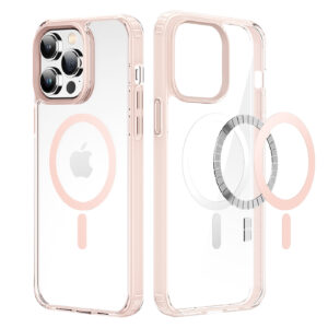 DUX DUCIS Clin2 Clear Tough with MagSafe Case for Apple iPhone 14 Pro Max - Pink