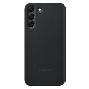 Official Samsung Smart Clear View Cover for Galaxy S22+ Plus 5G - Black