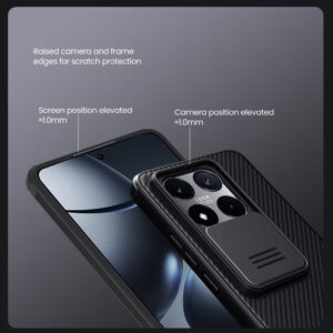 Nillkin CamShield Pro Lens Protector Case Cover for Xiaomi 14T - Black