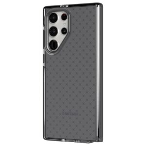 Tech21 EvoCheck Tough Rear Case Cover for Samsung Galaxy S22 Ultra 5G - Smokey Black