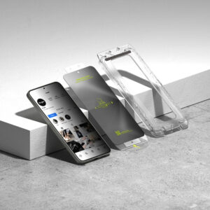Ringke 2 Pack Easy Slide Privacy Glass Screen Protector for Samsung Galaxy S25+ Plus