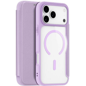 DUX DUCIS Skin X Pro MagSafe Flip Wallet Case for Apple iPhone 17 Pro Max - Purple