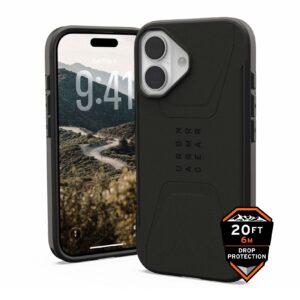 Urban Armor Gear (UAG) Civilian MagSafe Tough Case for Apple iPhone 17 - Black